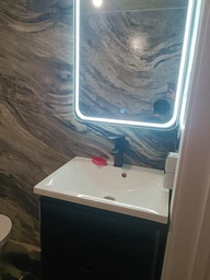 Тумба Bianco с умывальником Bianco 65 (2 ящика) белая фото от покупателей 1