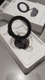 Автодержатель для телефона Proove Hoop Stick-on Magnetic Ring Black (555420001)