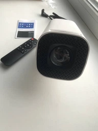 Смарт-проектор Hechpro портативный, Android 11, Wi-Fi 6, Bluetooth 5.0, LED, поддержка 4K, белый фото от покупателей 9