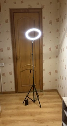 Набор блогера LED лампа 30 см + штатив 2.1м + держатель для телефона для фото и видео CXB30