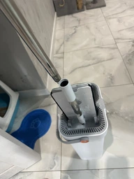 Комплект для прибирання RZTK Flat Mop + 1 додаткова насадка мікрофібра фото від покупців 11