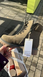 Подростковые демисезонные кожаные ботинки для мальчика Lasocki Young RIVER CI12-8468-02 36 Хаки (5905588139126)