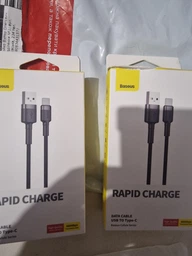 Кабель Baseus Cafule Type-C 3A PD 2.0 60W Flash Charging 2.0 м Red/Black (CATKLF-H91) фото от покупателей 6