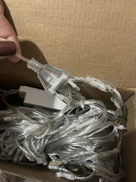 Гирлянда штора 3х3 300 LED светодиодная золотой свет гирлянда роса комнатная водопад занавес BRS + ПОДАРОК Блок питания фото от покупателей 14