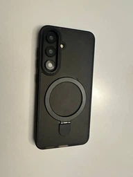 Чехол для Samsung Galaxy S25 Fruct Back Stand Case with Magsafe Матовый Black фото от покупателей 1