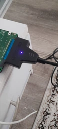 Кабель адаптер SATA 3, 22pin to USB 6Gbps Black, Для HDD та SSD фото від покупців 1