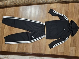 Подростковые спортивные штаны-джогеры для мальчика Adidas Essentials JJ3540 158-164 см Black (4067901460438) фото от покупателей 2