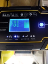 Зарядное устройство для автомобильного аккумулятора Foxsur 12V-24V 8A Желтый FBC122408D фото от покупателей 1