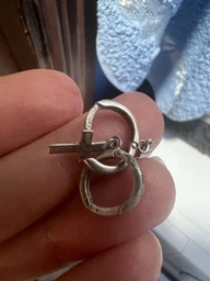 Сережки з хрестиками зі срібла 925 (АРТ. №6046) Dadiverin Jewelry