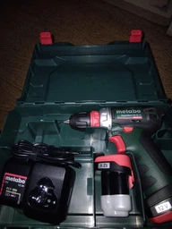 Шуруповерт-дриль Metabo POWERMAXX BS BL Q, акумуляторний, Li-Power, 2*12 В, 2 Ач, 0-400/0-1500 об/хв, патрон 1-10мм, 20/38 Нм, кейс, 0.7кг (601749500) фото від покупців 2