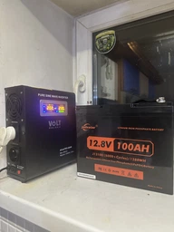 Акумулятор JsdSolar J12100 12 В 100 А⋅год з індикатором заряду (J12100i)