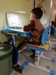Комплект парта и стул Evo-kids Evo-17 Ergo (стол+стул+полка+лампа) Grey, Evo-17 G Ergo фото от покупателей 1