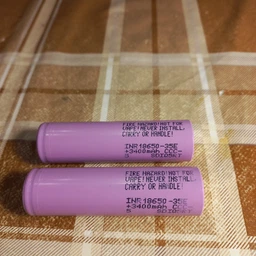 Аккумулятор Samsung 18650 Li-Ion INR18650-35, 3350mAh, 8A, 4.2/3.6/2.5V Pink (YT12402) фото от покупателей 13