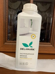 Універсальний засіб для миття ванної кімнати Delamark з ароматом лимона 1 л (4820152331892) фото від покупців 1