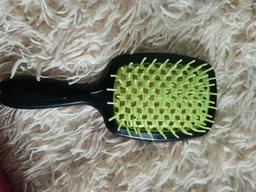 Расческа для волос Super Hair Brush Черная с розовым (1652514461)