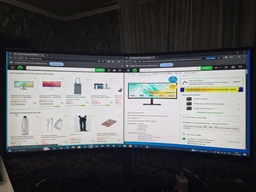 Монитор 34" Samsung ViewFinity S6 S34C650 (LS34C650UAIXUA) Ultra WQHD / VA 1000R / 100Hz / 8-Bit + FRC / HDR10 / USB-C 90W Power Delivery / LAN / Speaker 5W