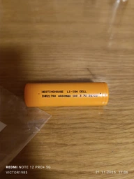 Акумулятор 21700 4000mAh Li-ion 40A, 10C 3,7V (INR21700) Westinghouse