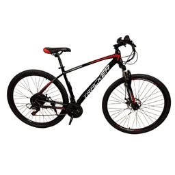 Велосипед CrossBike Tracker 29" 18" Чорний-Зелений