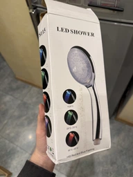 Насадка для душа высокого давления 4 режима с кнопкой SHOWER, воронка для экономии воды,массаж распылитель фото от покупателей 1