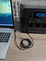Кабель питания USB Type-C 65W DC 7.4×5.0*0.6 HP 150 см для зарядки ноутбука от повербанка USB (781751)