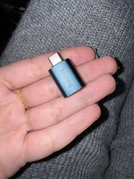 Переходник Baseus Ingenuity Series Mini OTG Adaptor USB-C to USB-A Blue (ZJJQ000003) [78669]