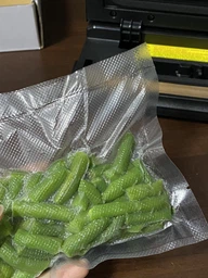 Вакууматор для їжі сухих вологих продуктів вакуумний пакувальник Hofmy 102 фото від покупців 3