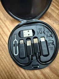 Комплект кабелів та адаптерів Cable Set 6-в-1 Чорний 3A USB Type-C/Micro-USB/Lightning фото від покупців 1