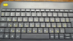 Наклейки на клавиатуру Best Key серая матовая непрозрачная ЖЕЛТАЯ, 68 кл. фото от покупателей 1