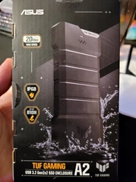 Зовнішня кишеня Asus TUF Gaming A2 M.2 NVMe (PCIe) SSD Enclosure USB 3.2 Gen2x2 Type-C (ESD-T1W) (90DD02X0-M09000) фото від покупців 2