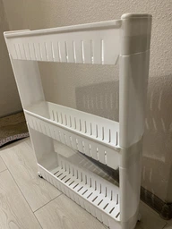 Полка на колесиках Supretto 54х13х72.5 см Белая (2000100035863) фото от покупателей 8