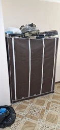 Складной шкаф Wardrobe Коричневый тканевый (88105SHKM) CLS55