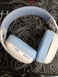 Наушники Logitech G435 LIGHTSPEED Wireless Gaming Headset - Blue (981-001062) сине-фиолетовые фото от покупателей 3