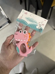 Силіконовий прорізувач "Діно" Megazayka MGZ-0415(Pink)