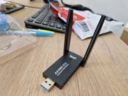 Wi-Fi 6 адаптер 1800Мб/с для ПК и ноутбука (2.4G + 5G | USB 3.0) игровой двухдиапазонный WIFI вайфай модуль для компьютера и ноутбука, внешняя сетевая карта 5Ггц "leet" фото от покупателей 8