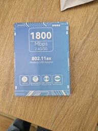 Wi-Fi 6 адаптер 1800Мб/с для ПК и ноутбука (2.4G + 5G | USB 3.0) игровой двухдиапазонный WIFI вайфай модуль для компьютера и ноутбука, внешняя сетевая карта 5Ггц "leet" фото от покупателей 6