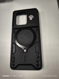 Удароміцний чохол Bracket case with Magnetic для Xiaomi 13T / 13T Pro Black Без бренду фото від покупців 2