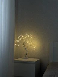 Настільний світильник DIY Auelife 108 Led дерево гірлянда Бонсай Auelife Тепле світло фото от покупателей 3