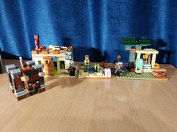 Конструктор детский Minecraft лагерь разбойников набор из кубиков и фигурок здания крепость оружие инструменты персонажи животные элементы локации и декора 562 деталей развивающая игрушка для мальчика подарок One Pro 68356 фото от покупателей 1