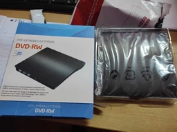 Внешний оптический привод Grand-X DVD±R/RW Vinyl-Black портативный дисковод USB 3.0 + Type-C