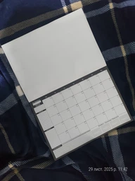 Настольный планер на месяц My Perfect Month Бизнес ⬩ LifeFLUX ⬩ А4 ⬩ черно-белый фото от покупателей 1