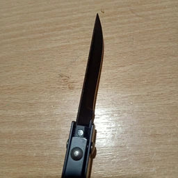 Складной нож со стеклобоем и чехлом SteelFolKnife, черный