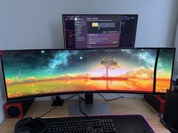 Монитор 49" Samsung Odyssey OLED G9 G910 (LS49DG910SIXUA) QD-OLED Super UltraWide / 144Hz / 0.3 ms / Quantum Dot Color / 10-Bit / 99.5% PCI-P3 / DisplayHDR True Black 400 / FreeSync Premium Pro / G-Sync Compatible / HAS / Speakers 5W фото от покупателей 7