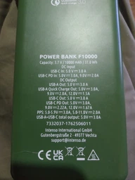 УМБ Intenso F10000 10000 mAh 20W Grey (7332034) фото от покупателей 2