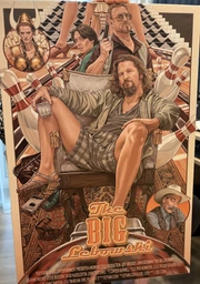 Інтер'єрна картина Большой Лебовски, The Big Lebowski (1998), 42×28 см (id5146)