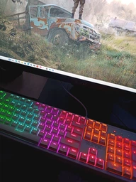 Клавіатура механічна дротова RZTK Bifrost Rainbow Light Kailh Red