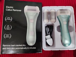 Пемза пилка для ног и пяток роликовая аккумуляторная Callus Remover 3W электрическая для шлифовки электропемза для педикюра USB зеленая фото от покупателей 15