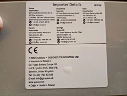 Акумулятор Yuasa SW280 12V 9 Ah EUROBAT 9 years High Rate AGM VRLA Battery (Japan) фото от покупателей 5