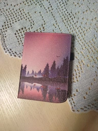 Чохол PocketBook 629 Verse Mist Grey з ремінцем для руки та підставкою "Forest" – обкладинка на Покетбук (7706856)