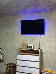 Світлодіодна LED стрічка комплект 10 метрів RGB 5050 із Bluetooth додатком водостійка від USB фото от покупателей 16