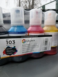 Комплект чернил Galaxy 103 для Epson L-series (B/C/M/Y) 4x140ml (GAL-E103-4x140) фото от покупателей 1